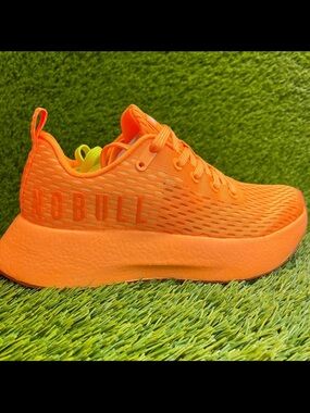 NOBULL Neon Orange Mesh Training Sneakers